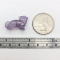 thumbnail image 3 of Amethyst Standing Wolf Coyote Animal Figurine | 22x16x8mm | Purple | 1 Figurine, 3 of 8