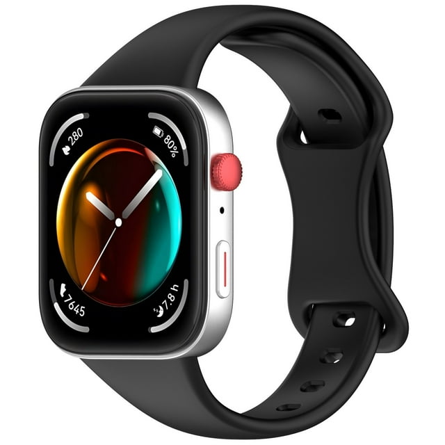 Fit4 Pro Smart Watch Band Replacement Silicone Strap Compatible with Latest Model Slim Comfortable Durable Accessory