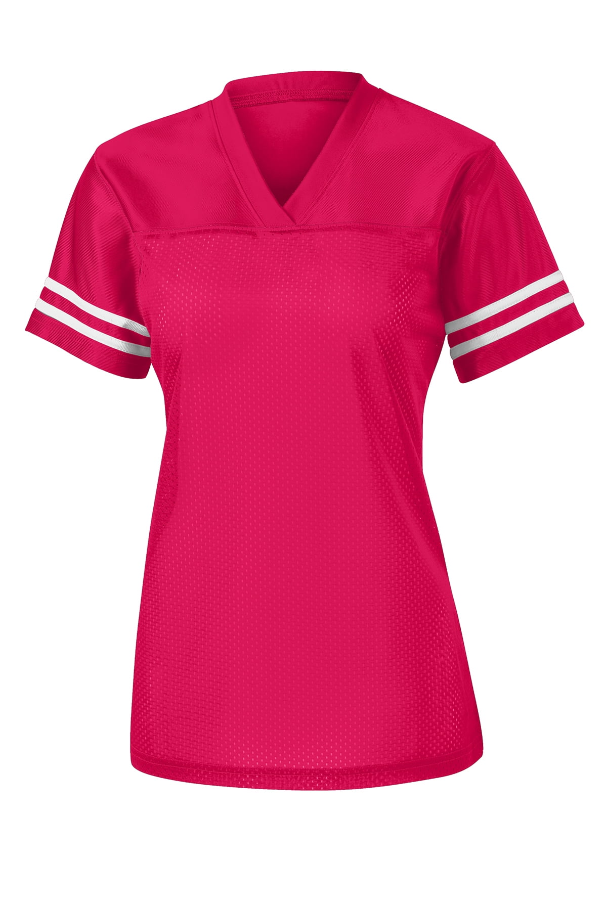 Ladies Football Replica Jersey Color Light Pink/White X-Large Size 