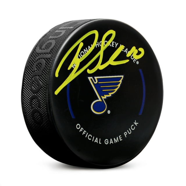 Brayden Schenn Rondelle Officielle des Blues de St. Louis Signée
