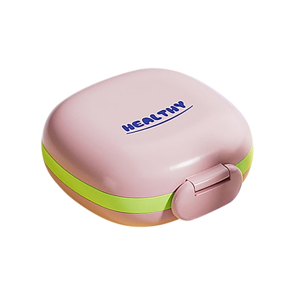Medication Reminder Box, Portable Weekly Pill Organizer with Alarm and Dispensing Function for Elderly, Travel, Home Use, 7-Day Compact Design