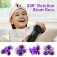 thumbnail image 6 of 360 °   Rotating RC Stunt Car with Headlights - 2.4 GHz Dual-Sided Remote Control Crawler, Rechargeable Battery, Durable Plastic Design, Flashing Lights, Multiple Colors for Youngsters Ages 6-12, 6 of 10