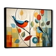 thumbnail image 2 of Designart "Mid Century Mod Nature A Green Oasis III" Animals Floater Framed Wall Art Print, 2 of 7