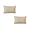 Brown, variant on 2Pcs Gingham Pillowcases Standard Size Pillow Plaid Pillowcases, Grid Checkered Gingham Washed Cotton Pillow Covers with Envelope Closure, Soft & Durable (29''x19'',Blue)