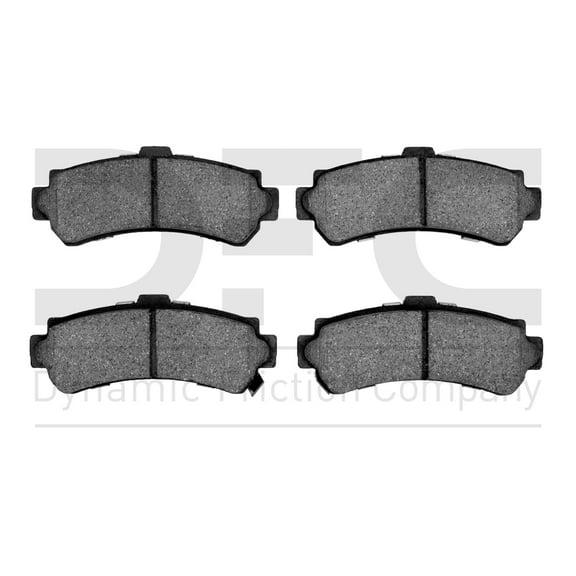 Dynamic Friction Company 5000 Advanced Brake Pads - Ceramic 1551-0669-00-Rear Set For 1995-1998 Nissan 200SX, 1995-1999 Nissan Sentra, 1996-2000 Nissan Lucino