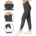 thumbnail image 3 of Women's Joggers Pants Lightweight Athletic Leggings Tapered Lounge Pants for Workout, Yoga,Running, 3 of 6
