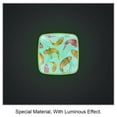 thumbnail image 2 of 4PCS Square Cabinet Fluorescence Knob Glowing in the Dark Furniture Drawer Pulls Handle with Screws Wath Carps, 2 of 5