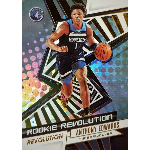 NBA 2020-21 Panini Revolution Anthony Edwards Trading Card #6 (Rookie)