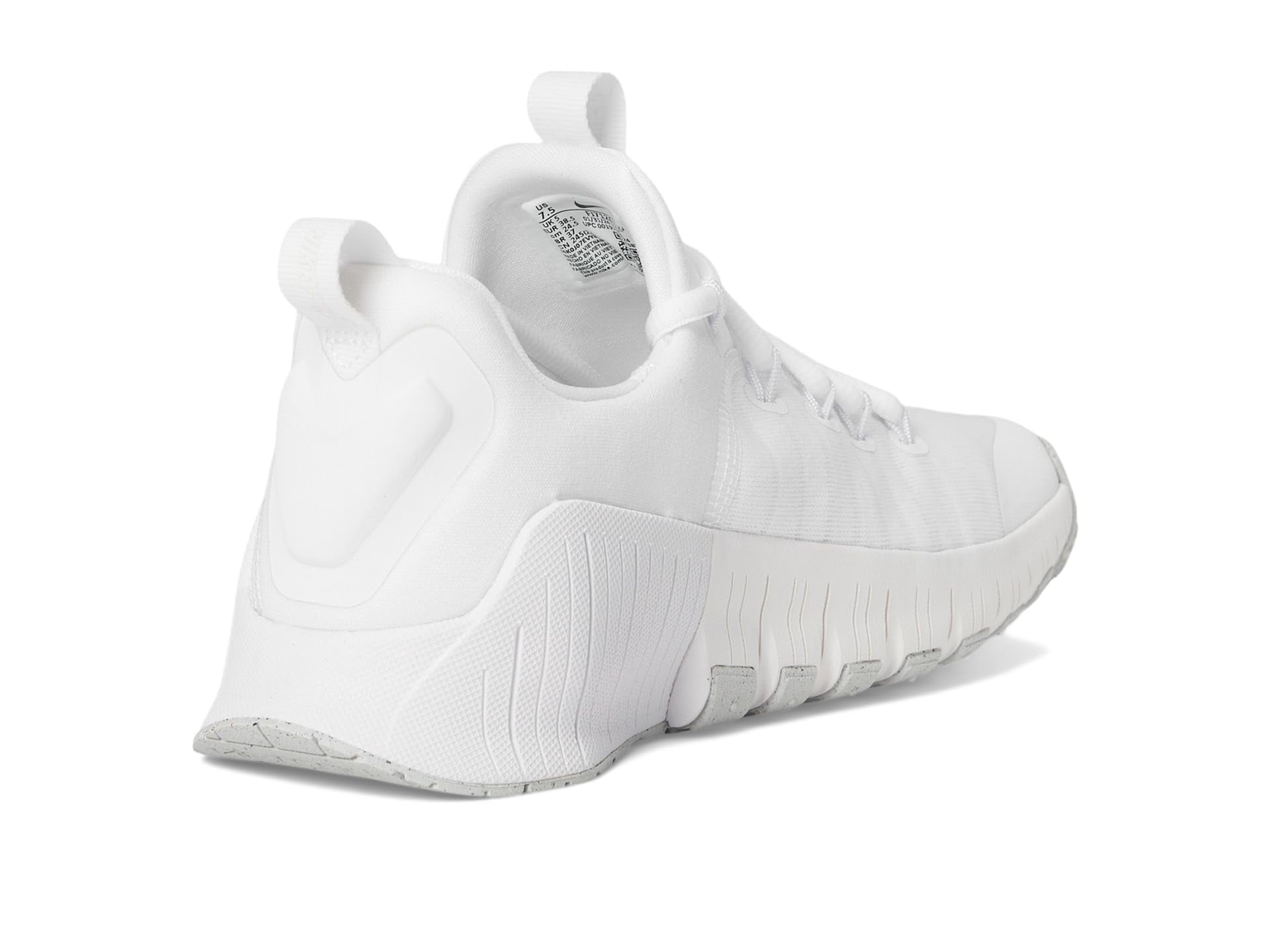 Nike Women's Free Metcon 6 Sneaker, White/Platinum Tint, 8.5