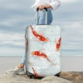 thumbnail image 6 of Picia Koi Fish Corals,Spring Summer Luggage Protector Cover Thicken Suitcase Protector Cover Fit 18-32 Inch Luggage-X-Large, 6 of 9