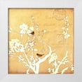 thumbnail image 3 of Amy Melious 15x15 White Modern Wood Framed Wall Art Titled - Song Birds VI, 3 of 5