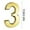 Gold C, variant on WSZZL Metal House Numbers, Self-Adhesive Address Numerals, Outdoor Decor, Stylish Home Signage, Easy Install for Mailbox, Door, Lawn, Garden, Fences, Durable Weatherproof Design