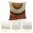 thumbnail image 4 of HENGT  Boho Sun and Moon Square Throw Pillow Case Abstract Landscape Mid Century Modern Art Pillow Cover for Bedroom Living Room, 4 of 5