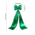 thumbnail image 3 of Big Green Bows Christmas Tree Topper Bows 82*23in Giant Large Satin Bow for Hoom Wall Backdrop Room Decorations for Wedding Birthday Party, 3 of 9