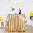 thumbnail image 2 of Poise3EHome 90-Inch Round Sequin Tablecloth for Party Cake Dessert Table Events, 2 of 4