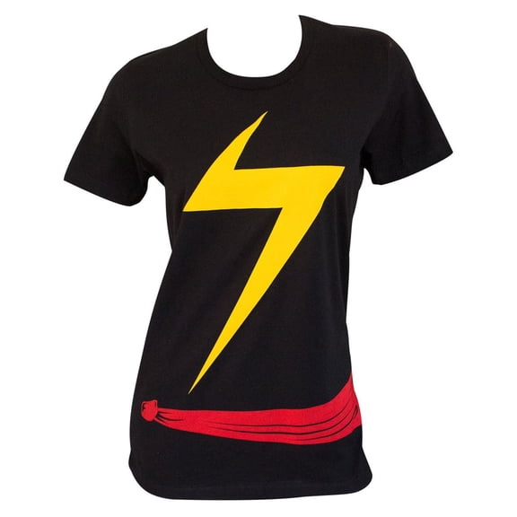 Ms. Marvel Women's Costume Standard T-Shirt-Medium