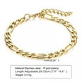 thumbnail image 5 of 3MM/5MM Womens Bangle Gold Black Silver Rose Gold 316L Stainless Steel Bracelet, 5 of 5