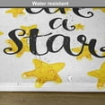 thumbnail image 6 of Ambesonne Saying Place Mats Set of 4, Star Phrase, Standard Size, Earth Yellow Black, 6 of 6