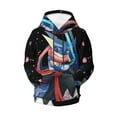 thumbnail image 2 of Youth Cartoon Hoodie Fashion Long Sleeve Kids Pullover Coat Casual Hoody Hooded Sweatshirts for Boys Girls, 2 of 8