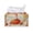 Autumn Pumpkin Leaves Print, variant on Chririnla PU Leather Facial Box Organizer, Christmas Tree Decoration Tissue Dispenser Box Water-Resistant with Buttons Rectangle Tissue Box Cover for Living Room Bedroom