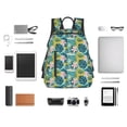 thumbnail image 6 of Balery Tropical Floral Lightweight Backpack for Men and Women - Durable and Water-Resistant, Ideal for School, Work, Travel, and Everyday Use, 6 of 9