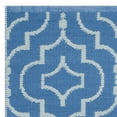 thumbnail image 5 of SAFAVIEH Montauk Raeyln Geometric Cotton Runner Rug, Blue/Ivory, 2'3" x 7', 5 of 6