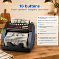 Money Counter Machine with Value Count, 1300 Bills per Minute, UV MG IR ...