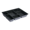 thumbnail image 1 of Organizador de cajones de fieltro, bandeja, organizadores de escritorio, caja de almacenamiento multiusos, contenedores de almacenamiento Gris Negro, 1 of 9