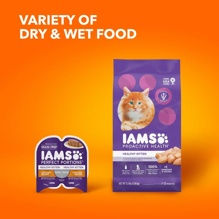 Iams kitten food how much to feed cheap