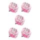 thumbnail image 2 of Gorro de dormir Qarigey de satén extra grande ajustable con patrones bohemios rosado 5Conjunto, 2 of 6