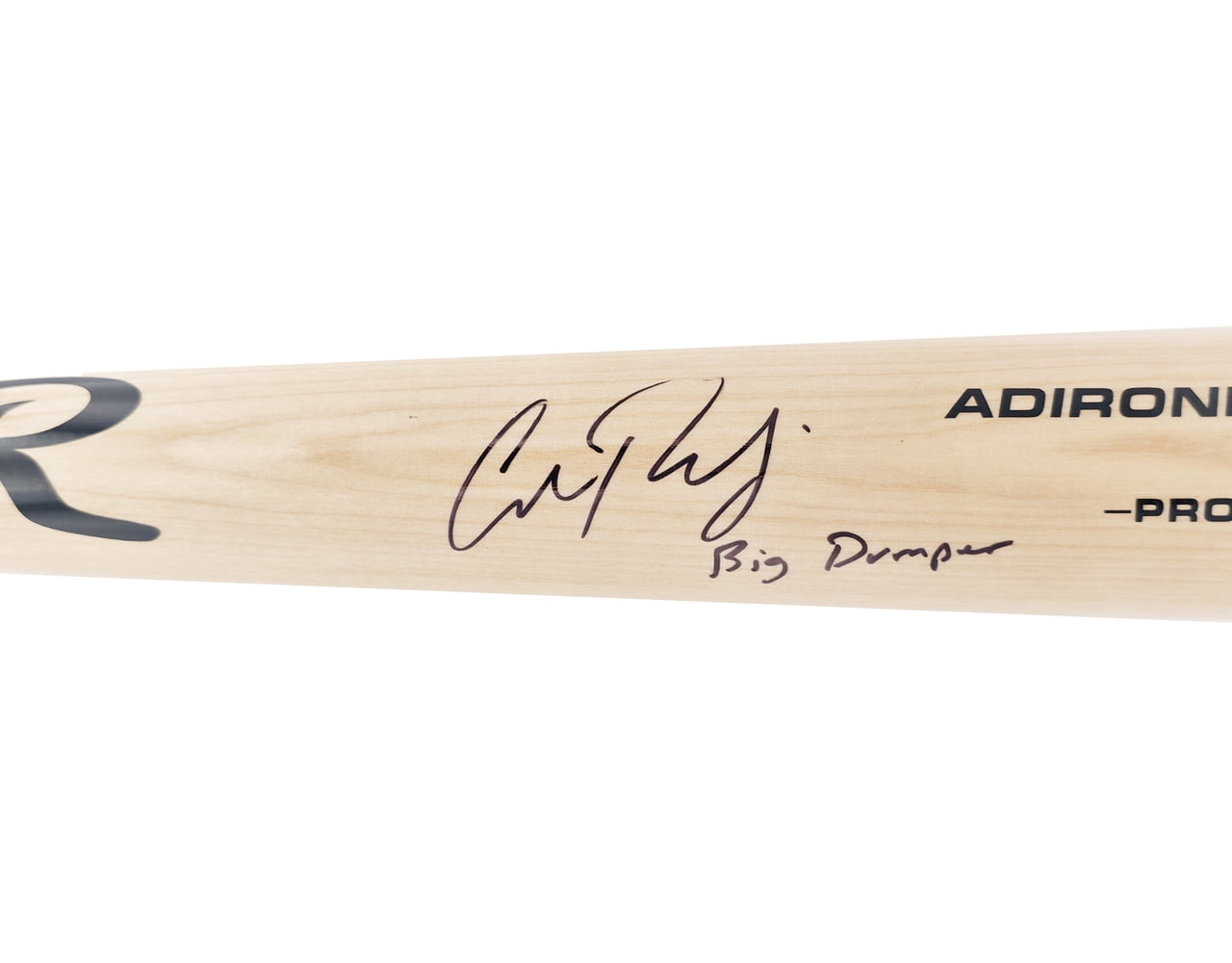 Cal Raleigh Autographed Blonde Rawlings Pro Baseball Bat Seattle Mariners "Big Dumper" Fanatics & MLB Holo 241377