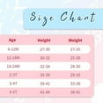 thumbnail image 7 of MAMAMI Toddler Baby Girls Swimsuit Summer Solid Color Two-Piece Bathing Suit,Size 3M-3T, 7 of 7