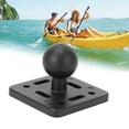 thumbnail image 1 of Ball Mount Plate, Universal 1in Ball Mount Base Aluminum Alloy Anodized Sturdy Structure Prevent Slip  for B Size 1in Ball Dual Socket Arm, 1 of 7
