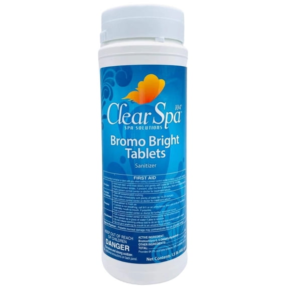 Clear Spa Bromo Bright Tabs Bottle, 1.5 lb
