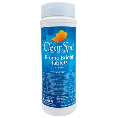 Clear Spa Bromo Bright Tabs Bottle, 1.5 lb