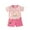 Pink G, variant on TAGOLD Summer Outfit Sets for Kids Clothes,Boys Outfit Sets,Children's Round Neck Short Sleeved Top Elastic Waist Shorts Casual Home Suit Set
