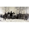 thumbnail image 2 of Trego, William T. 14x9 White Modern Wood Framed Museum Art Print Titled - Washington Reviewing His Troops at Valley Forge, 1883, 2 of 4