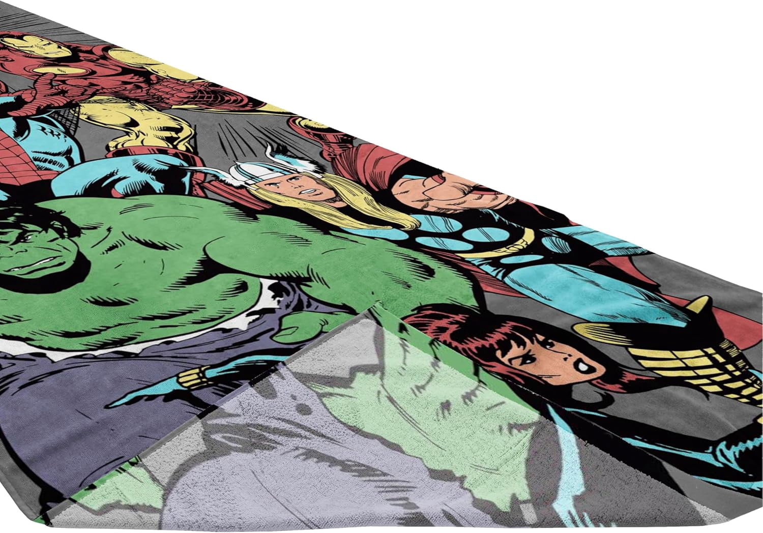 Marvel Comics Ready for Action Standard Beach Bath Towel