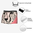 thumbnail image 3 of Pofeuu Pink Cheetah Art Print Men’s Boxer Briefs, Moisture-Wicking Underwear, Regular,Trunk-Medium, 3 of 5