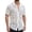 White*, variant on RUTAYY Men's Shirts Solid Color Button Down Short Sleeve Knitted Hollow Out Casual Turndown Collar Tops Comfortable Breathable Beach Holiday Blouse
