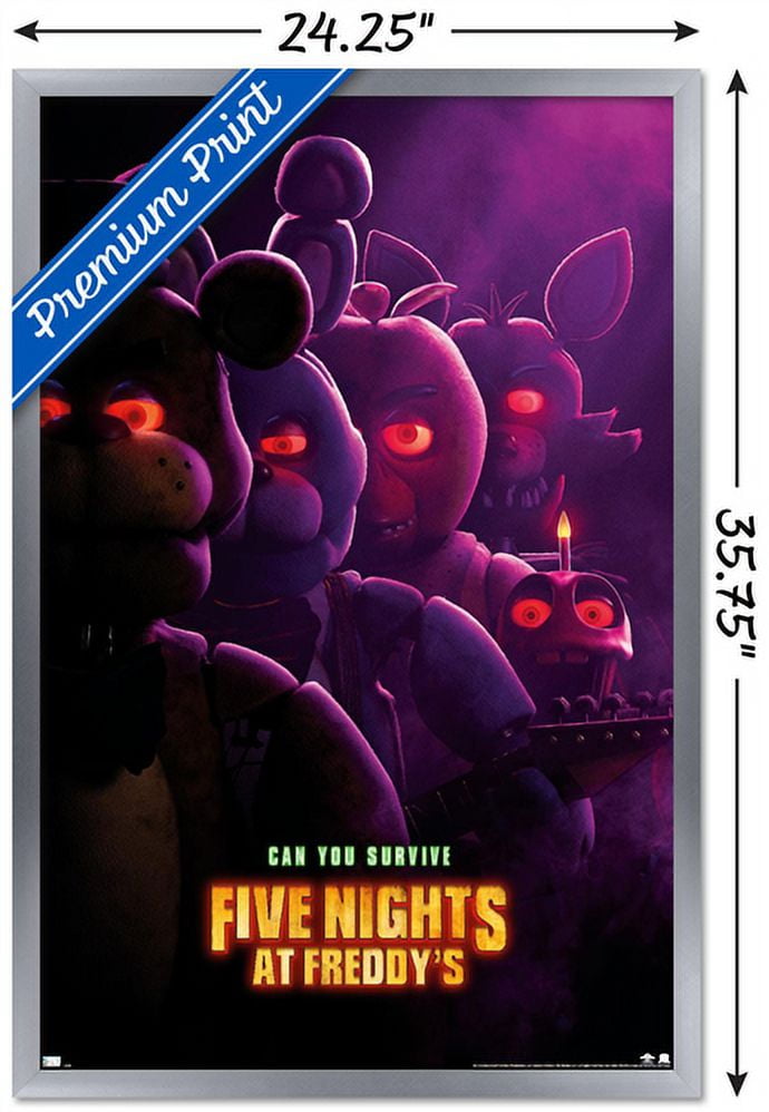 Got my hands on an offical fnaf movie poster (and a firework freddy figure)  : r/fivenightsatfreddys