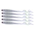 thumbnail image 1 of Ccdes 5 Pcs Leurre de Pêche Queue Bouclée Douce en PVC 13cm Appât de Queue Bouclée pour Bar Serpent Tête de Truite, 1 of 3