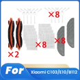 thumbnail image 1 of 26 Piezas para C103/E10/B112 Robot Aspirador Mop 3C Enhanced Edition Accesorios Cepillo Lateral Principal Filtro Trapo Bolsa para Polvo, 1 of 5