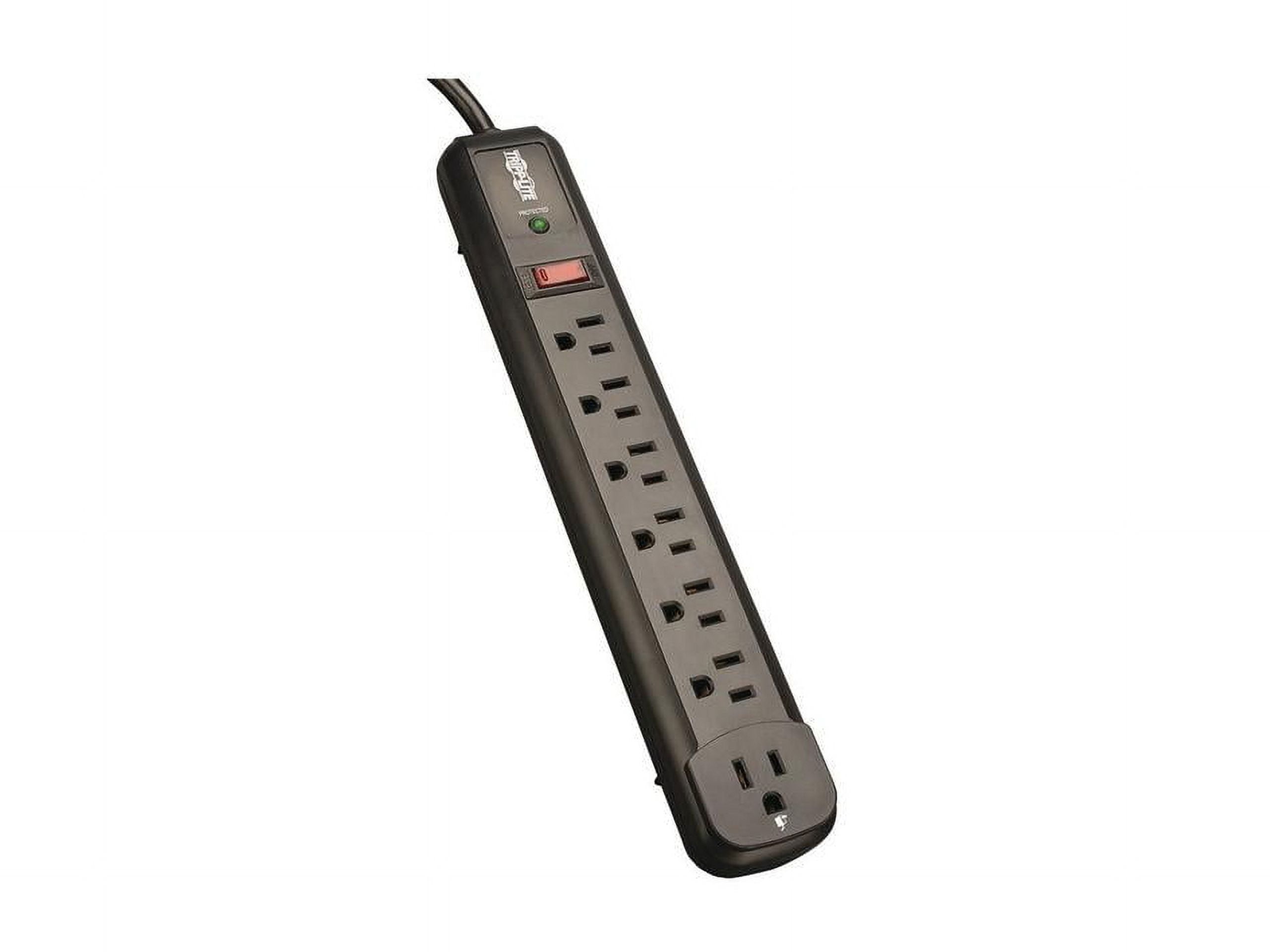 Tripp Lite Protect It! 7-Outlet Surge Protector, 1080 Joules - Black Housing