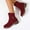Wine, variant on OKBOP Flats Shoes-Winter Fashion Thigh High Womens Waterproof Boots Christmas Zipper Dress Shoes for Women Warm Womens Boots Clearance