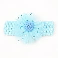 thumbnail image 2 of Quealent Baby Headbands Nylon Headbands Hair Bow Hairbands Hair Accessories for Baby Girls Toddlers Kids Baby Headbands Light Blue, 2 of 3