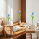 thumbnail image 1 of Artificial P U Mini Tulips Wedding Photography Props Family Gathering Decorative Fake Flowers, 1 of 6