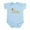 Sky Blue, variant on CafePress - Malibu California Vintage Infant Bodysuit - Baby Light Bodysuit, Size Newborn - 24 Months