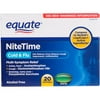 EEquate Multi- Symptom Cold/Flu Relief Nite Time, 20ct
