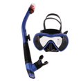 thumbnail image 2 of de buceo Snorkel Set Anti niebla templado de natación Scuba Gears Azul shamjiam máscara de buceo, 2 of 9
